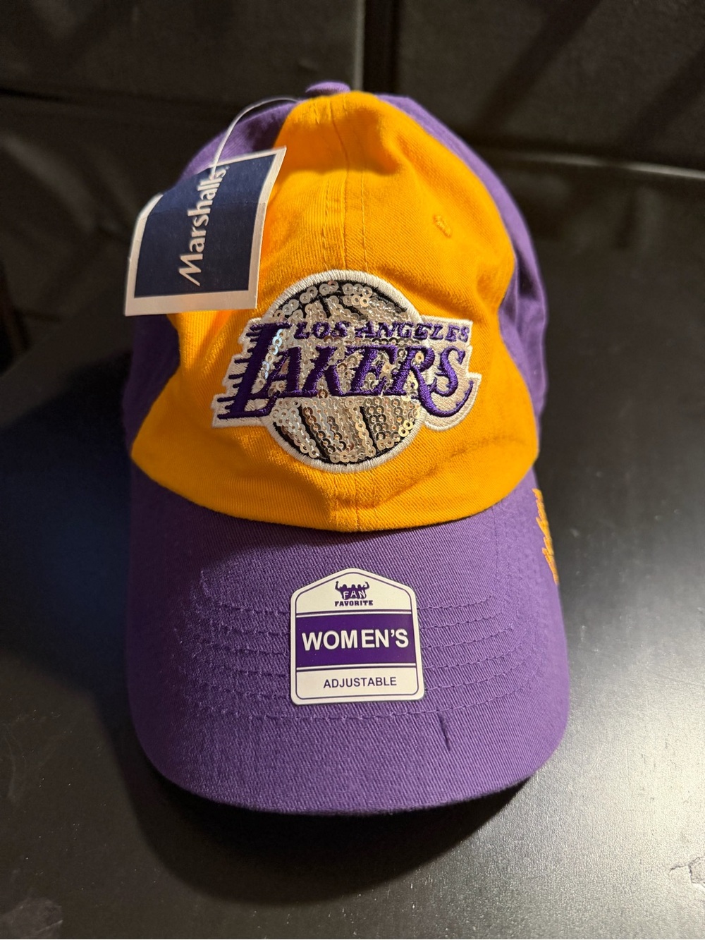 Women’s Los Angeles Lakers Two-Tone Purple & Gold Cap